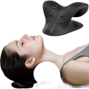 Black neck stretcher.
