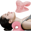 Pink neck stretcher.