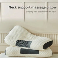 New Neck Pillow Help Sleep And Protect The Neck Cervical Orthopedic Household Soybean Fiber Massage SPA Pillow