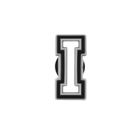 Letter ’I’ shoe charm.