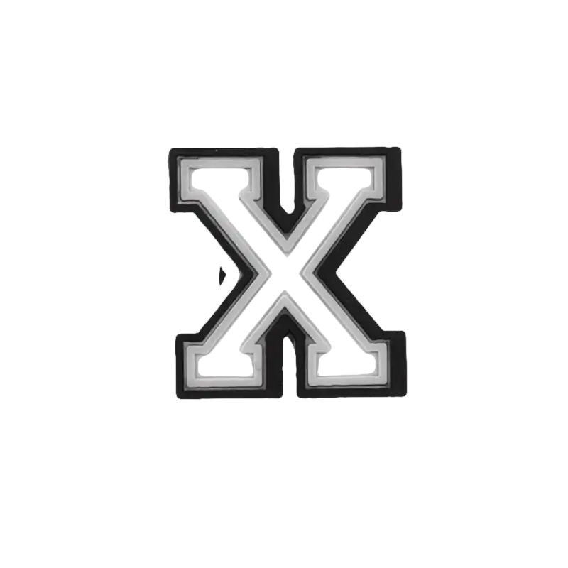 Letter X charm.