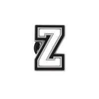 Letter ’Z’ shoe charm.