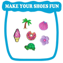 Shoe charms assortment.