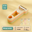 Cheese & Veggie Grater Pro: 3-in-1 Handy Tool - Three in one peeler