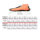 Footwear size chart.