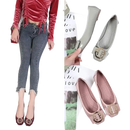 Patent leather ballet flats.