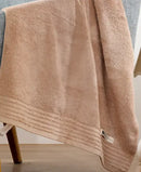 Cotton Comfort Towel Set - brown / 70X140cm