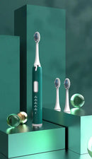 Ultrasonic Rechargeable Toothbrush - Green