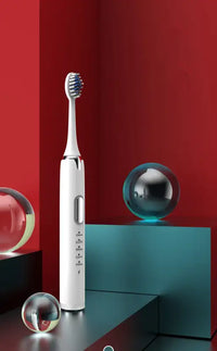 Ultrasonic Rechargeable Toothbrush - White