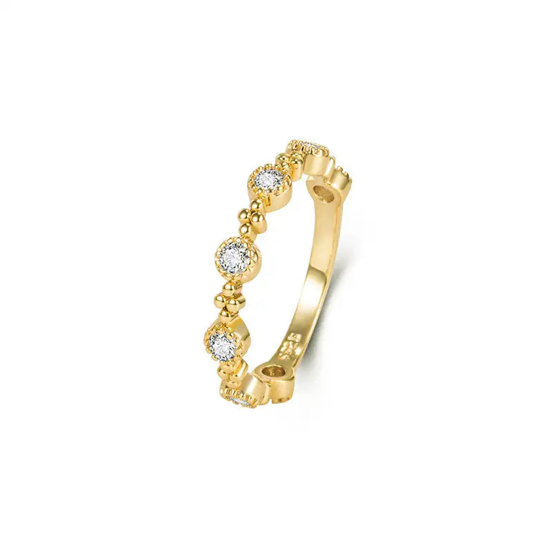 Small Ring Yellow Gold / No 10