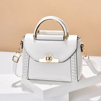 Floral Messenger Bag - White