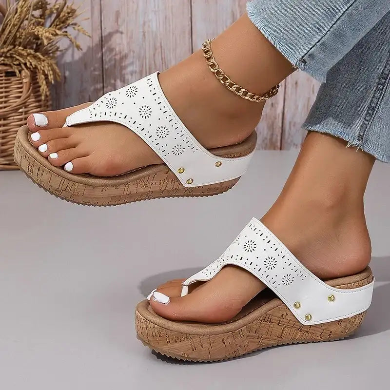 Sweet Denim Women’s Chunky Wedges
