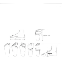Women’s shoe size chart.