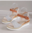 Sandals Women Shoes Fashion Wedge Sandal For Women Non-Slip Women’s Sandals Huaraches Light High-Heeled Sandals
