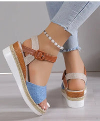 Sandals Women Shoes Fashion Wedge Sandal For Women Non-Slip Women’s Sandals Huaraches Light High-Heeled Sandals