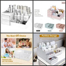 White New Drawer Makeup Storage Box Dormitory Finishing Plastic Shelf Cosmetics Skin Care Dressing Table Desktop