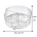 White New Drawer Makeup Storage Box Dormitory Finishing Plastic Shelf Cosmetics Skin Care Dressing Table Desktop - show