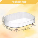 White New Drawer Makeup Storage Box Dormitory Finishing Plastic Shelf Cosmetics Skin Care Dressing Table Desktop - show