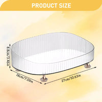 White New Drawer Makeup Storage Box Dormitory Finishing Plastic Shelf Cosmetics Skin Care Dressing Table Desktop - show