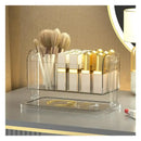 White New Drawer Makeup Storage Box Dormitory Finishing Plastic Shelf Cosmetics Skin Care Dressing Table Desktop - show