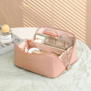 Large Capacity Cosmetic Bag Cosmetic Storage Bag PU Leather Portable Travel Toiletry Bag Women Cosmetic Bag Toiletries