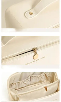 Large Capacity Cosmetic Bag Cosmetic Storage Bag PU Leather Portable Travel Toiletry Bag Women Cosmetic Bag Toiletries