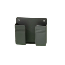 Gray plastic wall mount phone organizer from Phoneplugbox Wall Mount Wizard, super trendy