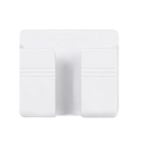 White plastic wall organizer for wall mount phones on Phoneplugbox Wall Mount Wizard