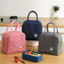 Insulated Lunch Bag Women Kids Cooler Bag Thermal Bag Portable Ice Pack Tote Canvas Food Container Food Picnic Bags