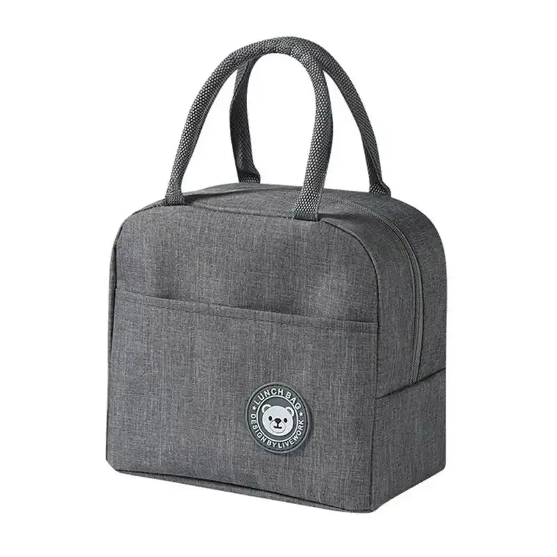 Insulated Lunch Bag Women Kids Cooler Bag Thermal Bag Portable Ice Pack Tote Canvas Food Container Food Picnic Bags