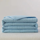 Fiber Summer Cooling Air Conditioning Blanket - blue / 100X150cm