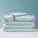 Fiber Summer Cooling Air Conditioning Blanket - Embroidery Green / 200X230cm