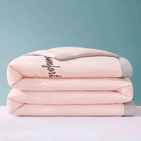 Fiber Summer Cooling Air Conditioning Blanket - Embroidery Jade / 100X150cm