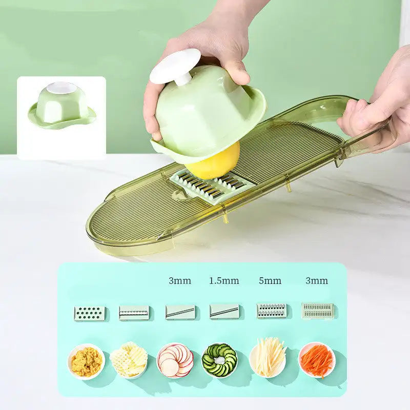 ClearCut Multi-Chef: Veggie & Fruit Slicer - Veneer cutter / 6blades