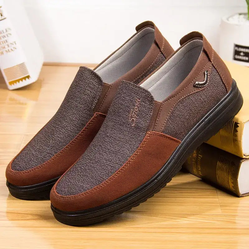 Comfy Gray Canvas Summer Shoes