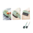 Cleaning brush with soap dispenser.