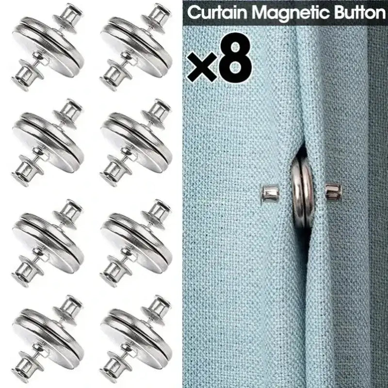 ClipMag: Adjustable Magnetic Curtain Holders
