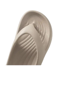 Beige sandal with textured insole.