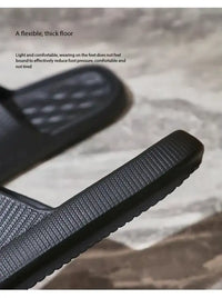 4cm Summer Non-slip Soft Cloud Slippers Women Comfy Eva Thick Platform Slides Woman Couple Bathroom Home Flip Flops