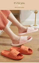 2025 Women Soft Sole Cloud Slippers Thick Platform Indoor Outdoor Beach Sandals Summer EVA Non Slip Flip Flops