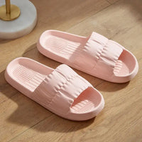 2025 Women Soft Sole Cloud Slippers Thick Platform Indoor Outdoor Beach Sandals Summer EVA Non Slip Flip Flops - Pink