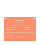 Slipper size and product information.