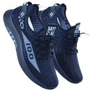 Black athletic shoes.