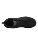 Black athletic shoe.