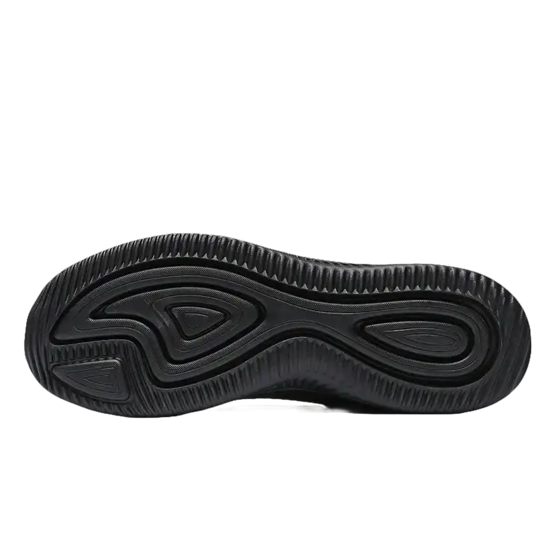 Black shoe sole.