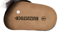 Brown sandal insole.