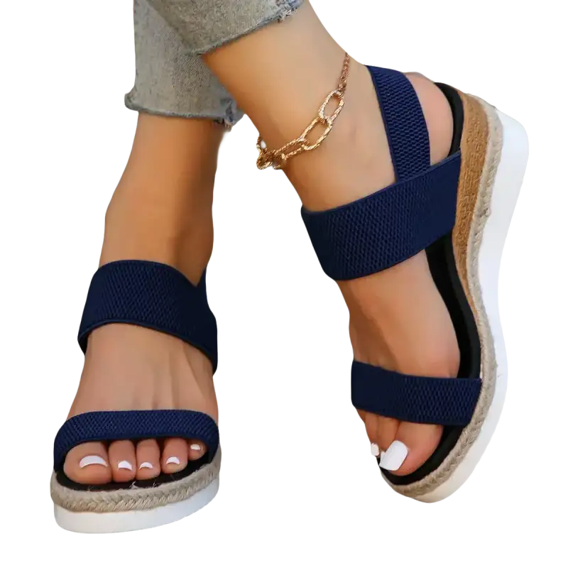 Comfy Cute Elastic Summer Casual Shoes for Plus Size Women