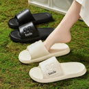 Men’s Flat Bottom Slip-On Summer Shoes Indoor Home Anti-Slip Thick EVA Couples Sandals Comfortable Sensation Slippers