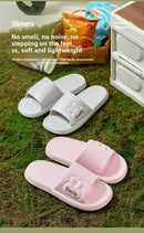 Men’s Flat Bottom Slip-On Summer Shoes Indoor Home Anti-Slip Thick EVA Couples Sandals Comfortable Sensation Slippers