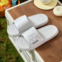 Men’s Flat Bottom Slip-On Summer Shoes Indoor Home Anti-Slip Thick EVA Couples Sandals Comfortable Sensation Slippers
